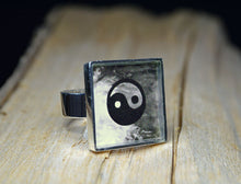 YING YANG Resin Ring, handmade Gifts - Balance, Inspirational Jewelry, Feng Shui