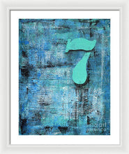 LUCKY NUMBER 7 - Framed Print #1060