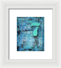 LUCKY NUMBER 7 - Framed Print #1060